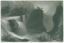 Load image into Gallery viewer, Bartlett, W.H. “Trenton Falls, View Down the Ravine”
