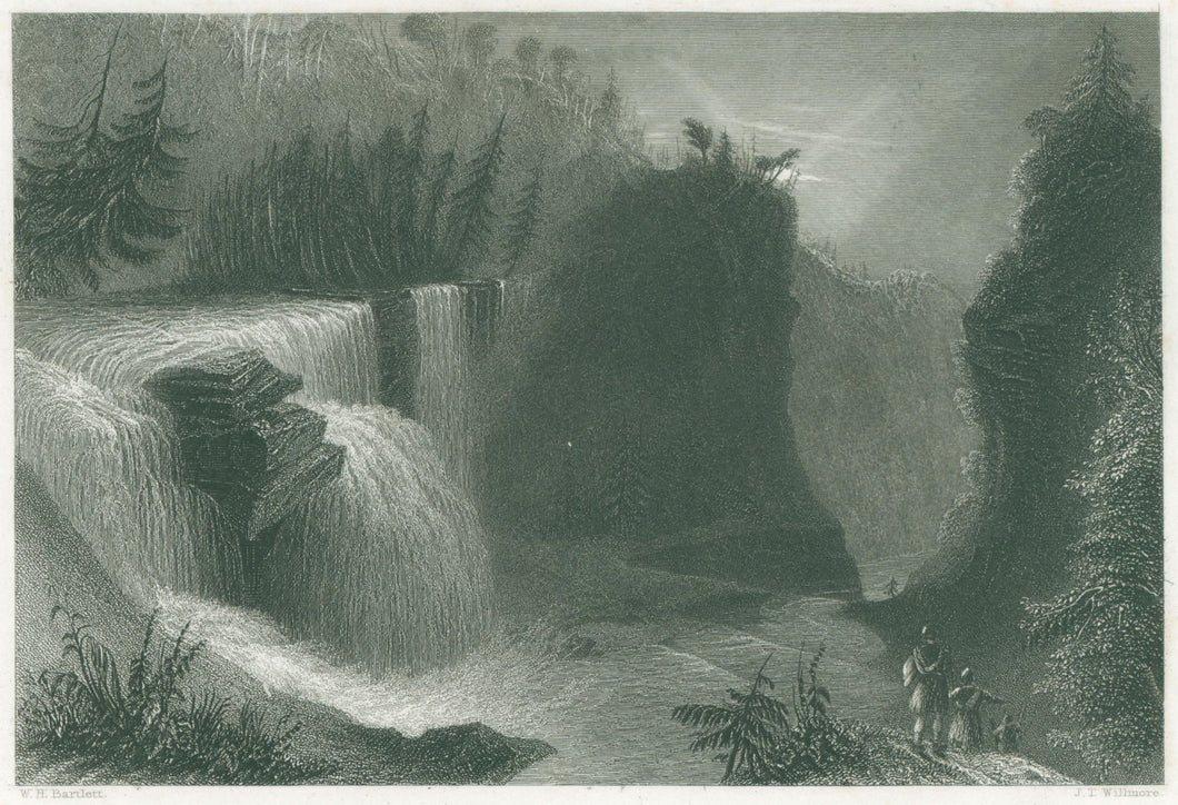 Bartlett, W.H. “Trenton Falls, View Down the Ravine”