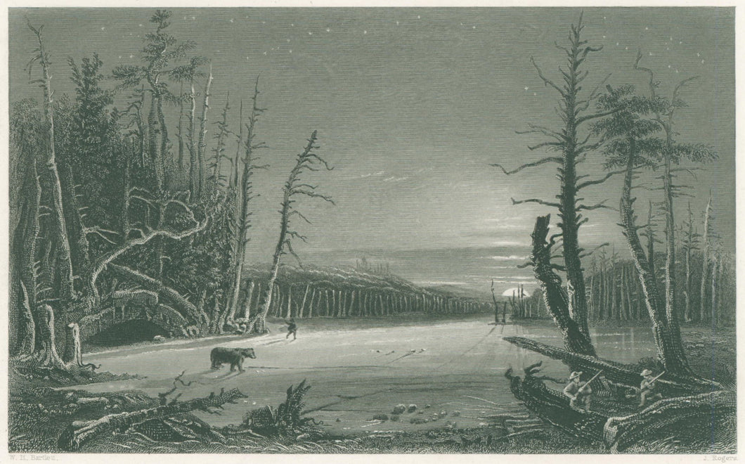 Bartlett, W.H. “Winter Scene on the Catterskill”