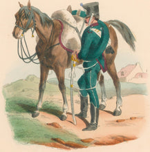 Load image into Gallery viewer, Bellange, Joseph Louis Hippolyte   “Chasseur à Cheval, 1812”
