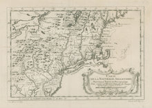 Load image into Gallery viewer, Bellin, Jacques N.  &quot;Carte de la Nouvelle Angleterre, Nouvelle Yorck, et Pensilvanie&quot;
