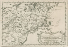 Load image into Gallery viewer, Bellin, Jacques N.  &quot;Carte de la Nouvelle Angleterre, Nouvelle Yorck, et Pensilvanie&quot;
