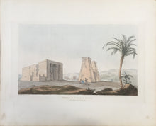 Load image into Gallery viewer, Belzoni, Giovanni Battista.  Plate 21.  &quot;Temple of Dakke in Nubia”
