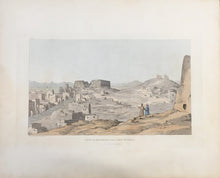 Load image into Gallery viewer, Belzoni, Giovanni Battista.  Plate 23. “City of Bacchus on the Lake Moeris&quot;  [Old Cairo].
