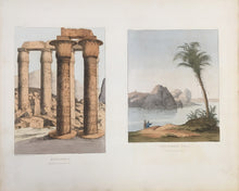 Load image into Gallery viewer, Belzoni, Giovanni Battista.  Plates 41. &amp; 27.  “Eleithia &amp; View of Ibrim, Nubia”
