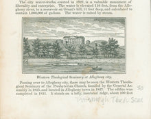 Load image into Gallery viewer, Unattributed &quot;Western Theological Seminary at Allegheny city&quot; [now Pittsburgh Theological Seminary]
