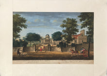 Load image into Gallery viewer, Donnonwell, J. &quot;A View of the Rt. Hon.ble Earl of Burlington’s House at Chiswick; taken from the Road&quot;
