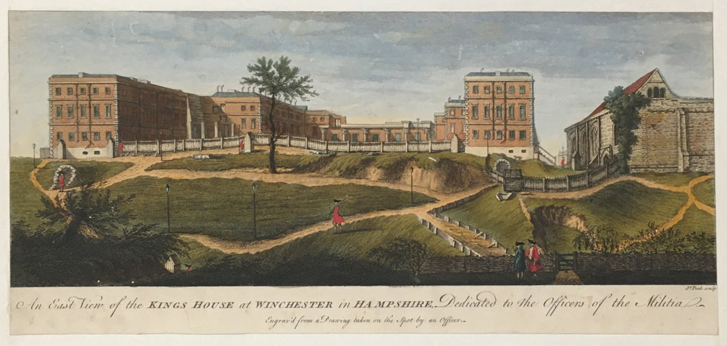 Unattributed “An East View of the King’s House at Winchester in Hampshire”