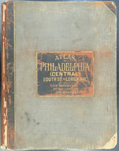 Load image into Gallery viewer, Bromley, G. W.  “Atlas of the City of Philadelphia: Wards: 5-20, 28, 29, 31, 32, 37, &amp; 47.”  [Central Philadelphia]. 1922
