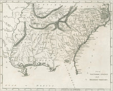 Load image into Gallery viewer, Brookes, R.  “The Southern States and Mississippi Territories”
