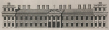 Load image into Gallery viewer, Campbell, Colen  &quot;The Elevation of one Wing of the Great Court of Greenwich Hospital&quot; Pl. 88-89.
