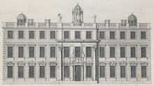 Load image into Gallery viewer, Campbell, Colen  &quot;The Elevation of Thorsby house in the County of Nottingham the Seat of the Rt. Honble. The Marquiss of Dorchester&quot; Pl. 91.
