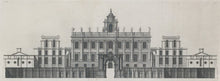 Load image into Gallery viewer, Campbell, Colen &quot;The Elevation of the Rt. Honourable the Lord Leimpster’s House in Northamptonshire&quot; Pl. 99-100.
