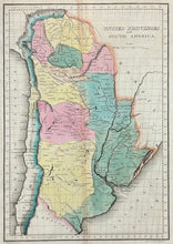 Load image into Gallery viewer, Finlayson, J. &quot;United Provinces of South America.&quot; From Carey &amp; Lea&#39;s &quot;Historical, Chronological, and Geographical American Atlas&quot;
