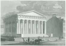 Load image into Gallery viewer, Strickland, George  “Bank of the United States”  still standing on Chestnut Street]
