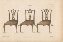 Load image into Gallery viewer, Chippendale, Thomas  Plate 13.   “Chairs”
