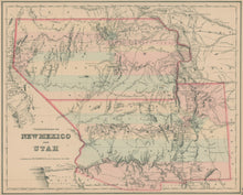 Load image into Gallery viewer, Colton, J.H. &quot;Territories of New Mexico and Utah&quot;
