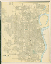 Load image into Gallery viewer, Cram, George &quot;Omaha/Council Bluffs&quot;
