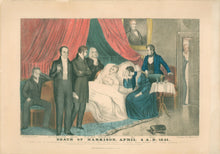 Load image into Gallery viewer, Currier, Nathaniel &quot;Death of Harrison, April 4 A.D. 1841.&quot;
