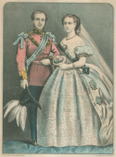 Load image into Gallery viewer, Currier &amp; Ives after photograph by Mayall “The Prince and Princess of Wales&quot;
