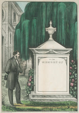 Load image into Gallery viewer, Currier &amp; Ives “To The Memory of&quot;
