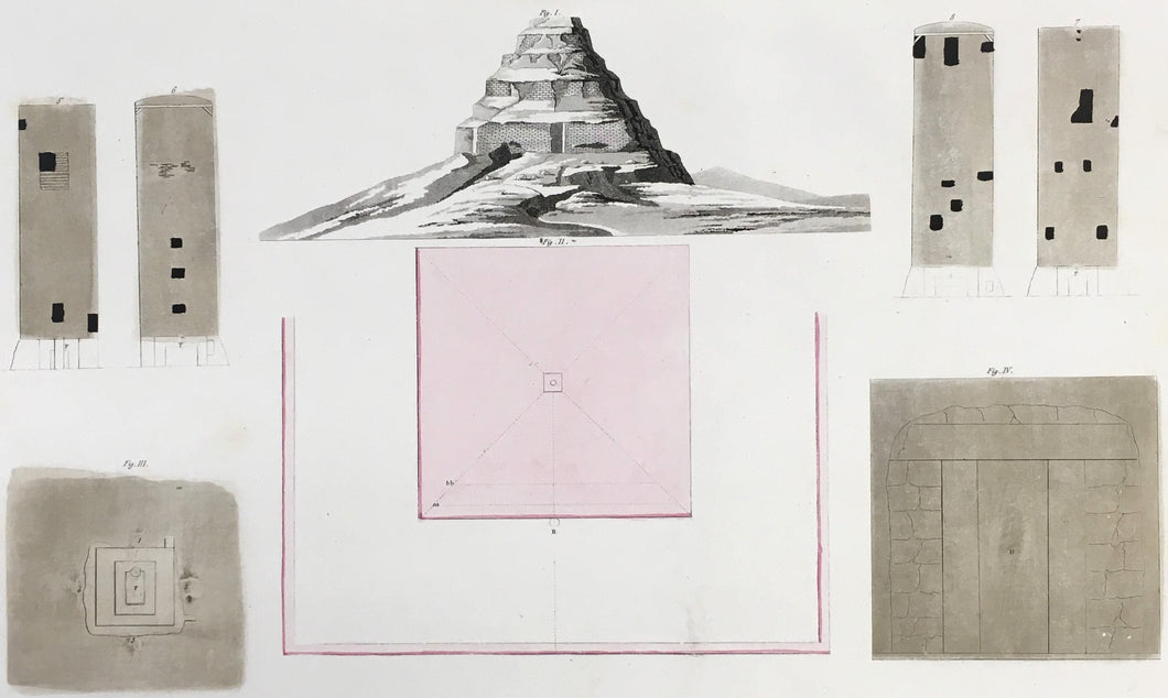 Denon, Vivant.  Plate T.37A   [Step Pyramid]