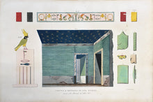 Load image into Gallery viewer, Denon, Vivant.  Plate T.37D.  “Veduta e Dettagli di una Stanza trovata nella Piramide di Abu-Sir”
