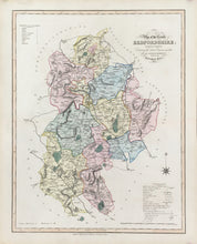 Load image into Gallery viewer, Ebden, William “New Map of the County of Bedfordshire”
