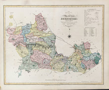 Load image into Gallery viewer, Ebden, William “New Map of the County of Berkshire.”
