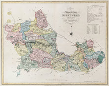 Load image into Gallery viewer, Ebden, William “New Map of the County of Berkshire.”
