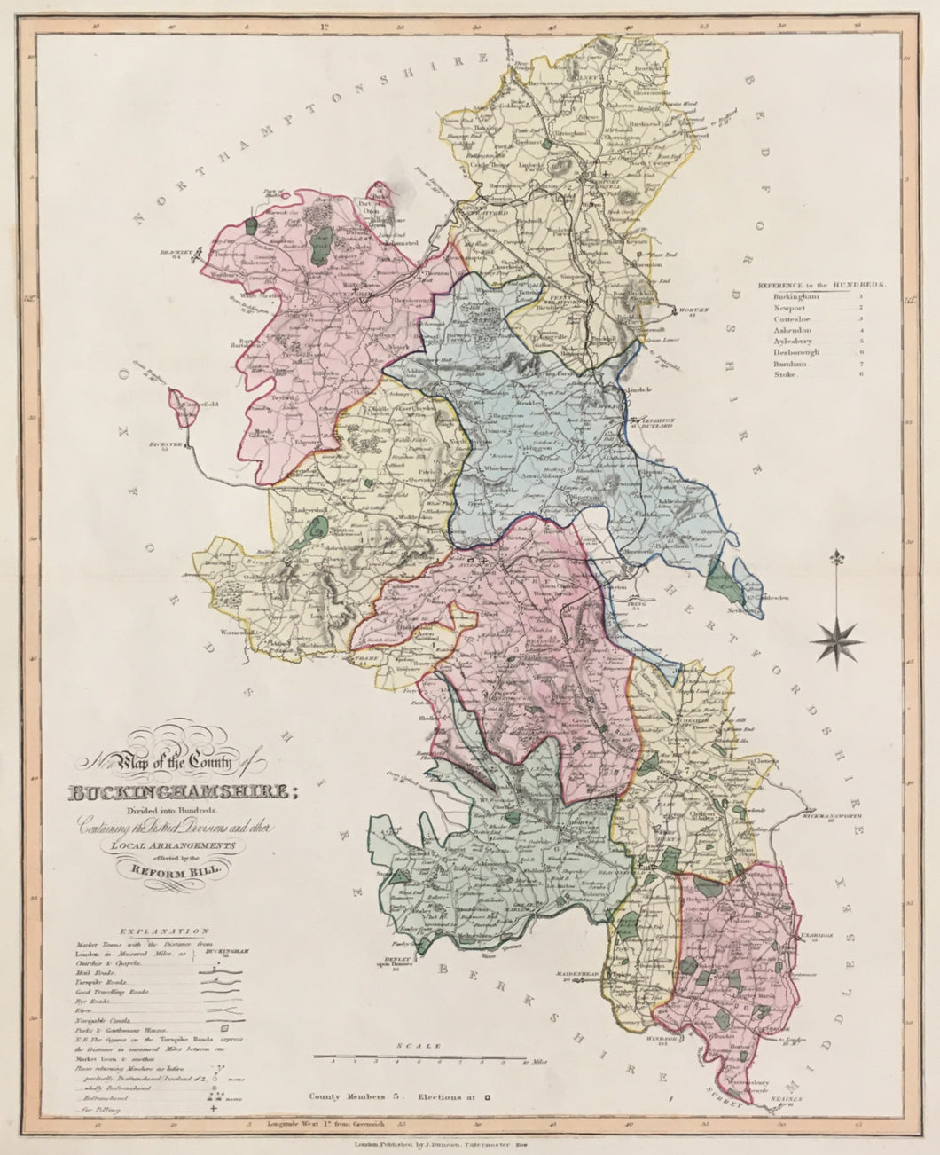 Ebden, William “New Map of the County of Buckinghamshire.”