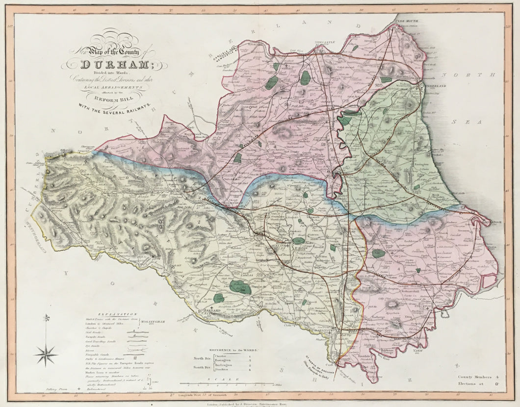 Ebden, William “New Map of the County of Durham”