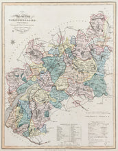 Load image into Gallery viewer, Ebden, William “New Map of the County of Gloucestershire.”
