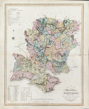 Load image into Gallery viewer, Ebden, William “New Map of the County of Hampshire.”
