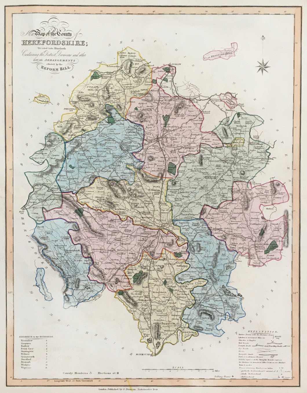 Ebden, William “New Map of the County of Herefordshire.”