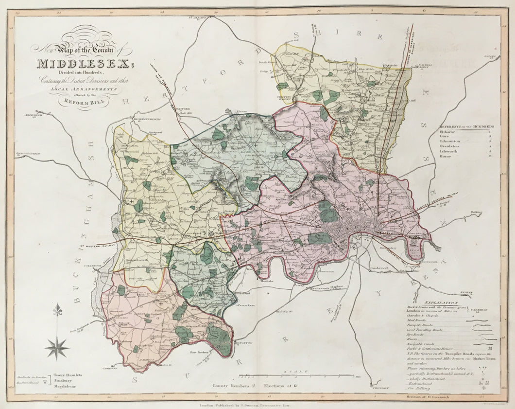 Ebden, William “New Map of the County of Middlesex.”