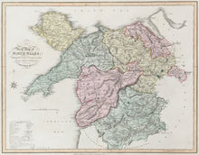 Load image into Gallery viewer, Ebden, William “New Map of North Wales”
