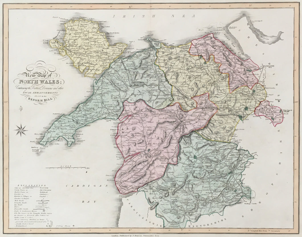 Ebden, William “New Map of North Wales”