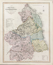 Load image into Gallery viewer, Ebden, William “New Map of the County of Northumberland.”

