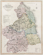 Load image into Gallery viewer, Ebden, William “New Map of the County of Northumberland.”
