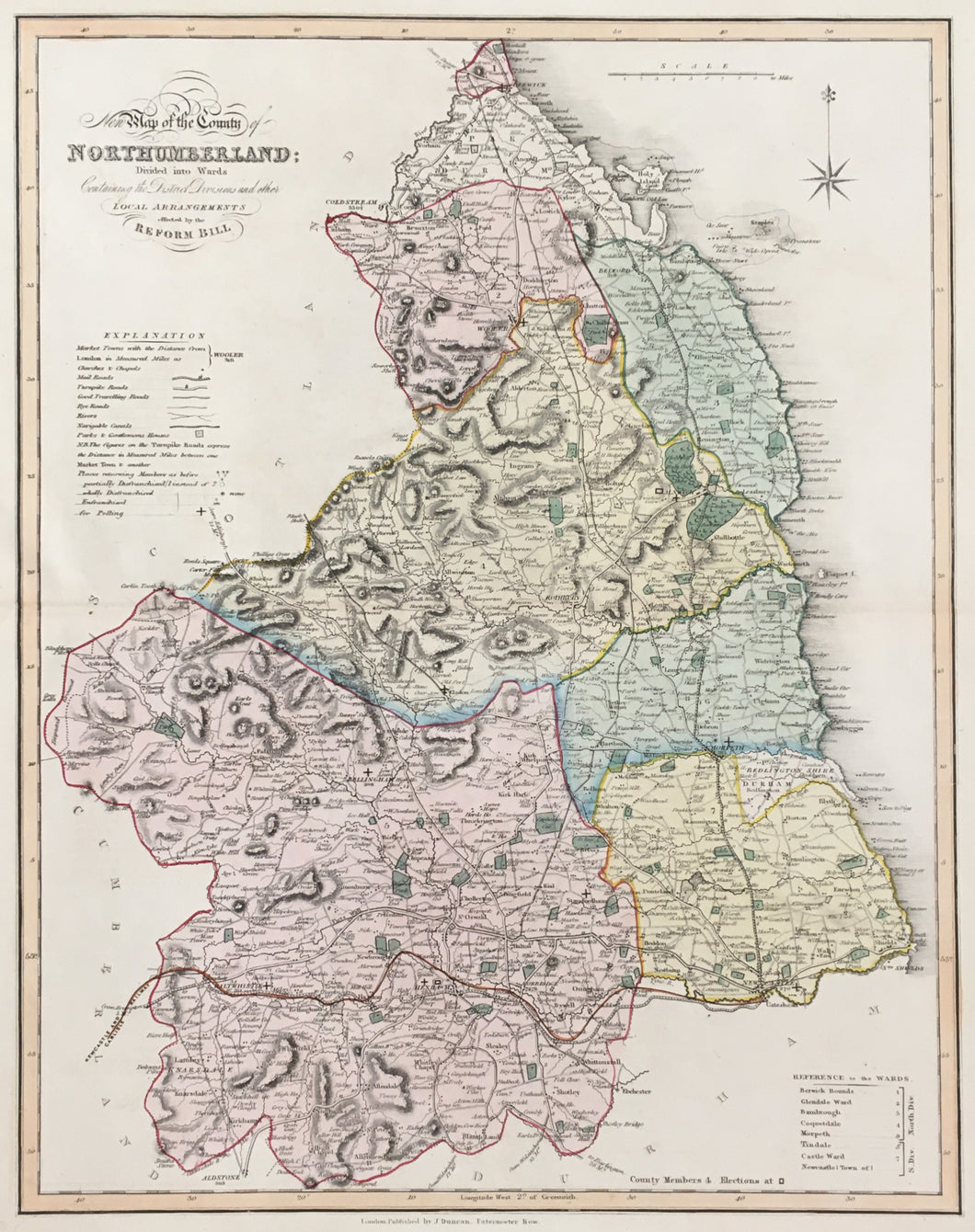 Ebden, William “New Map of the County of Northumberland.”