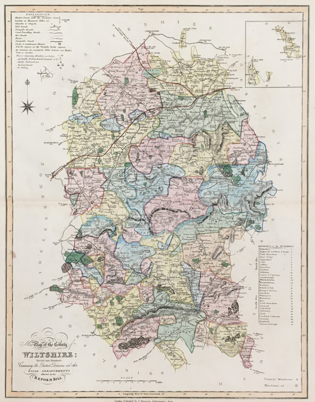 Ebden, William “New Map of the County of Wiltshire.”