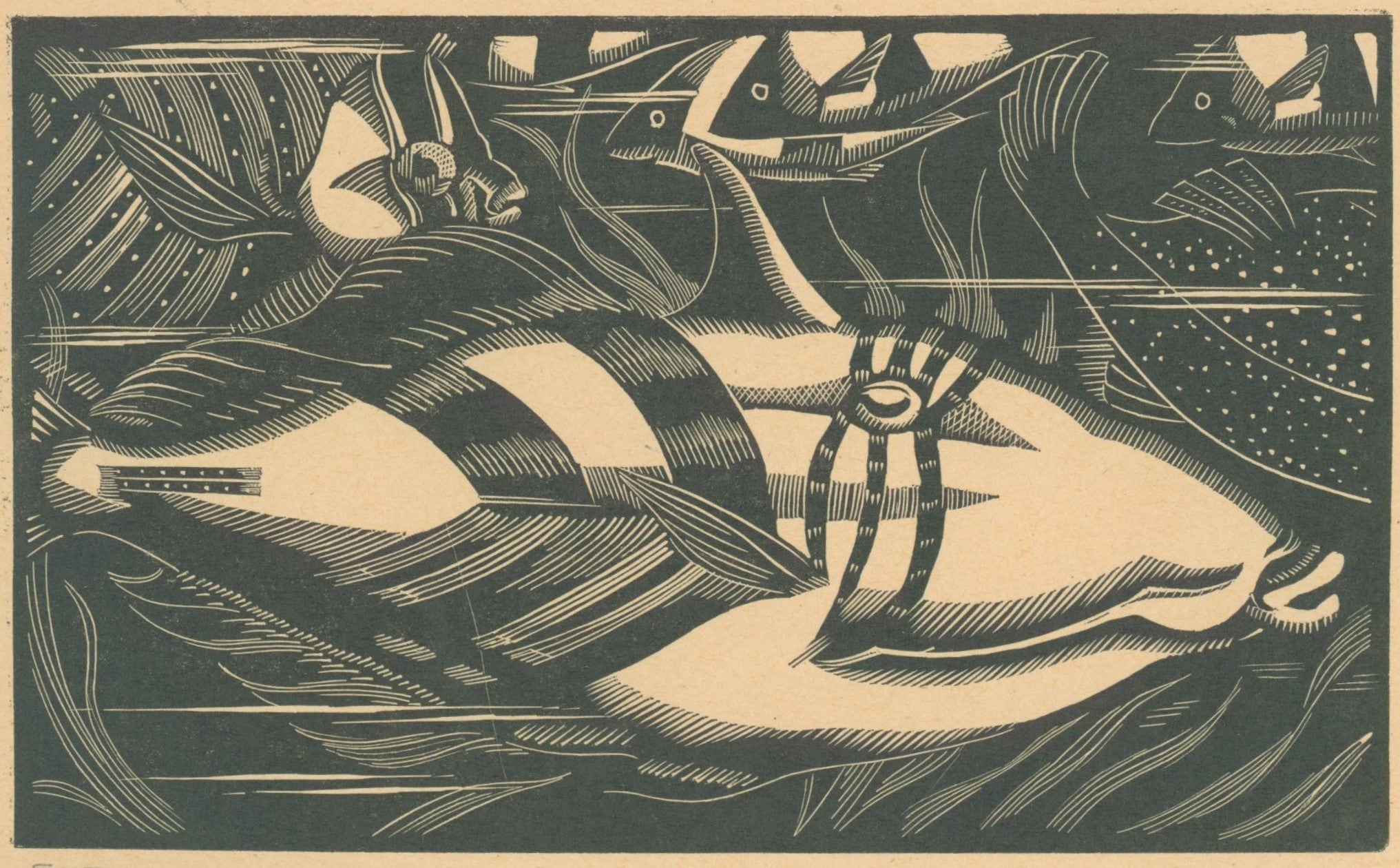 Gibbings, Robert [Tropical fish] – Philadelphia Print Shop