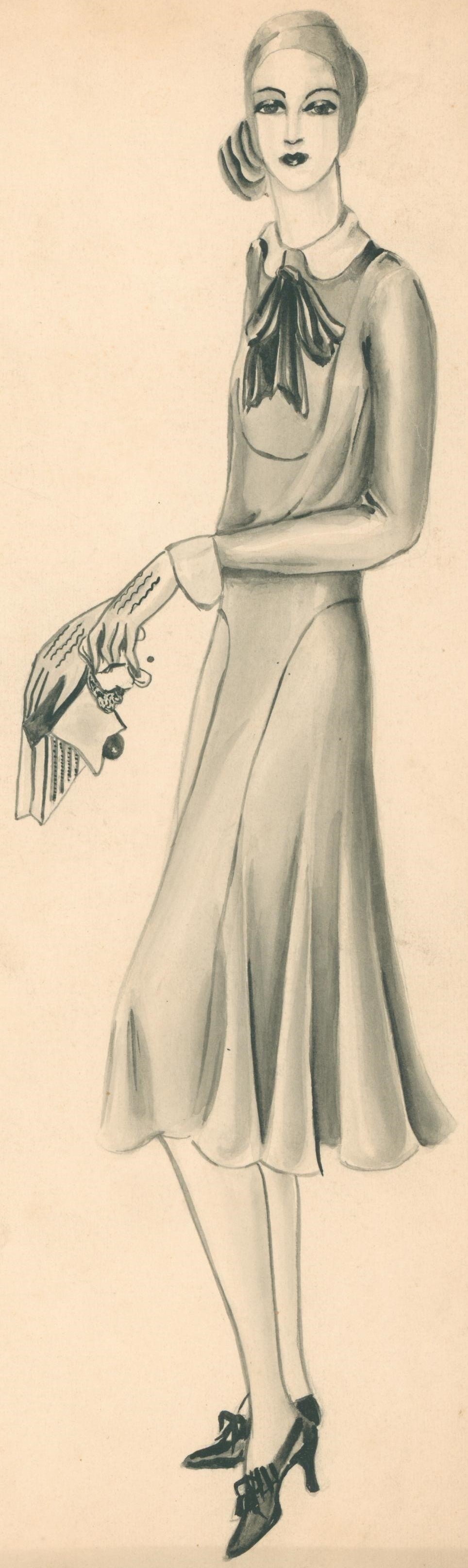 Unattributed [Ladies Dress] – Philadelphia Print Shop