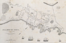 Load image into Gallery viewer, Unattributed “Falmouth, Neck 1775.  As it was when destroyed by Mowett. Oct. 18, 1775”  [Portland, Maine]
