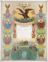 Load image into Gallery viewer, Unattributed [Fraternal Order of Eagles Record of Membership Certificate]
