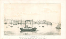 Load image into Gallery viewer, Reigart, J. Franklin  “September 1807.  The Clermont, the first Steam Packet of the World Sailed from New York to Albany”
