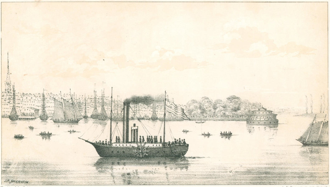 Reigart, J. Franklin  “September 1807.  The Clermont, the first Steam Packet of the World Sailed from New York to Albany”