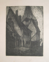 Load image into Gallery viewer, Kirch(?), J.  [Houses with Tower-Nuremberg]
