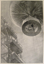 Load image into Gallery viewer, Lanos, H. &quot;Visitors to the Earl&#39;s Court Exhibition on the Great Wheel and the Captive Balloon &#39;Rivals: A Greeting in Mid-Air.&#39;&quot;
